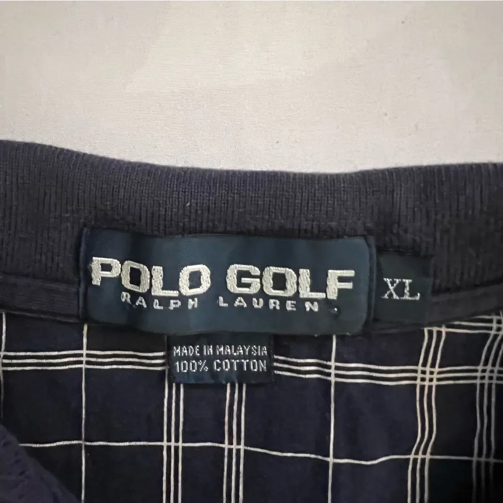 Polo Short Sleeve Men’s Shirt Navy & White